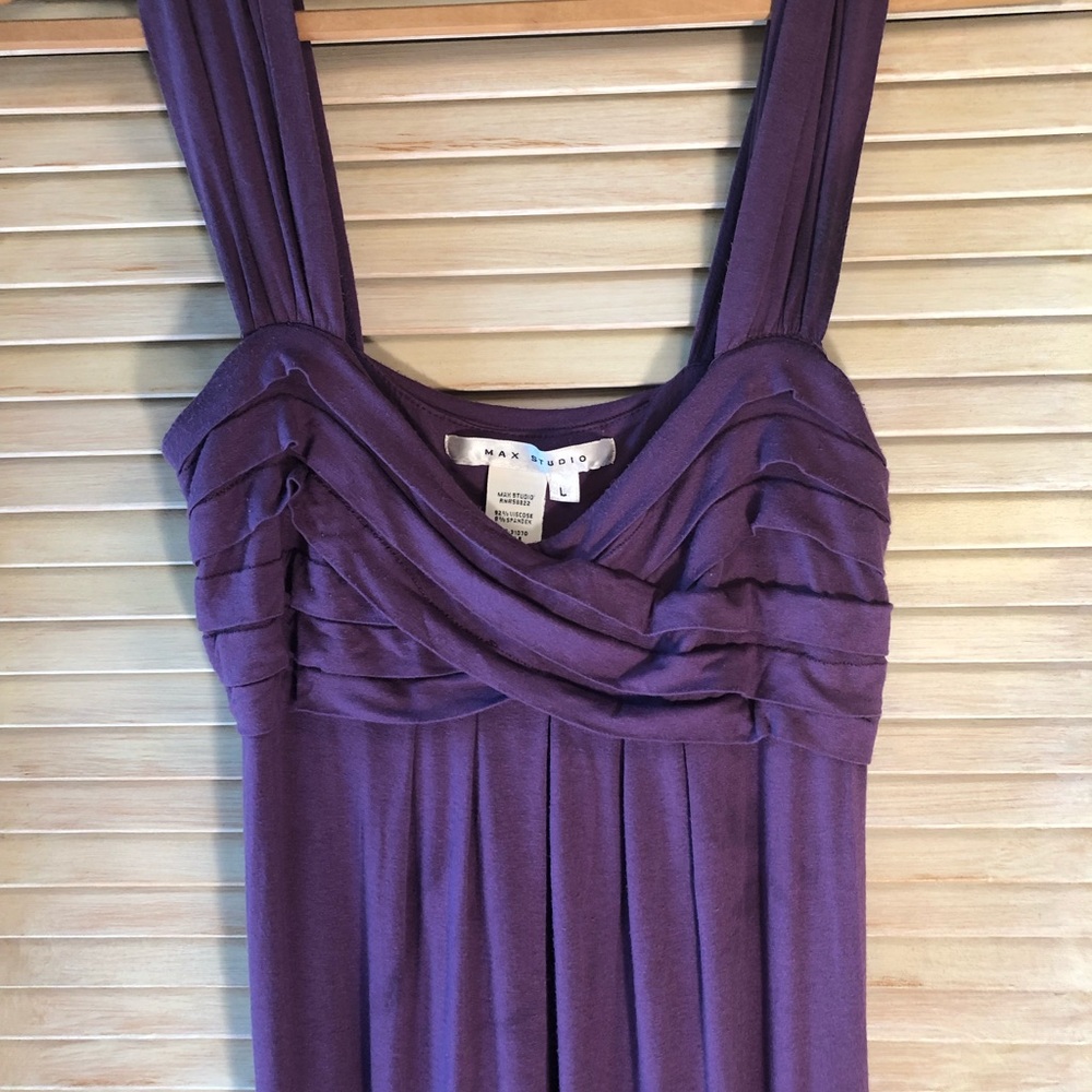 Max Studio Purple Maxi Dress